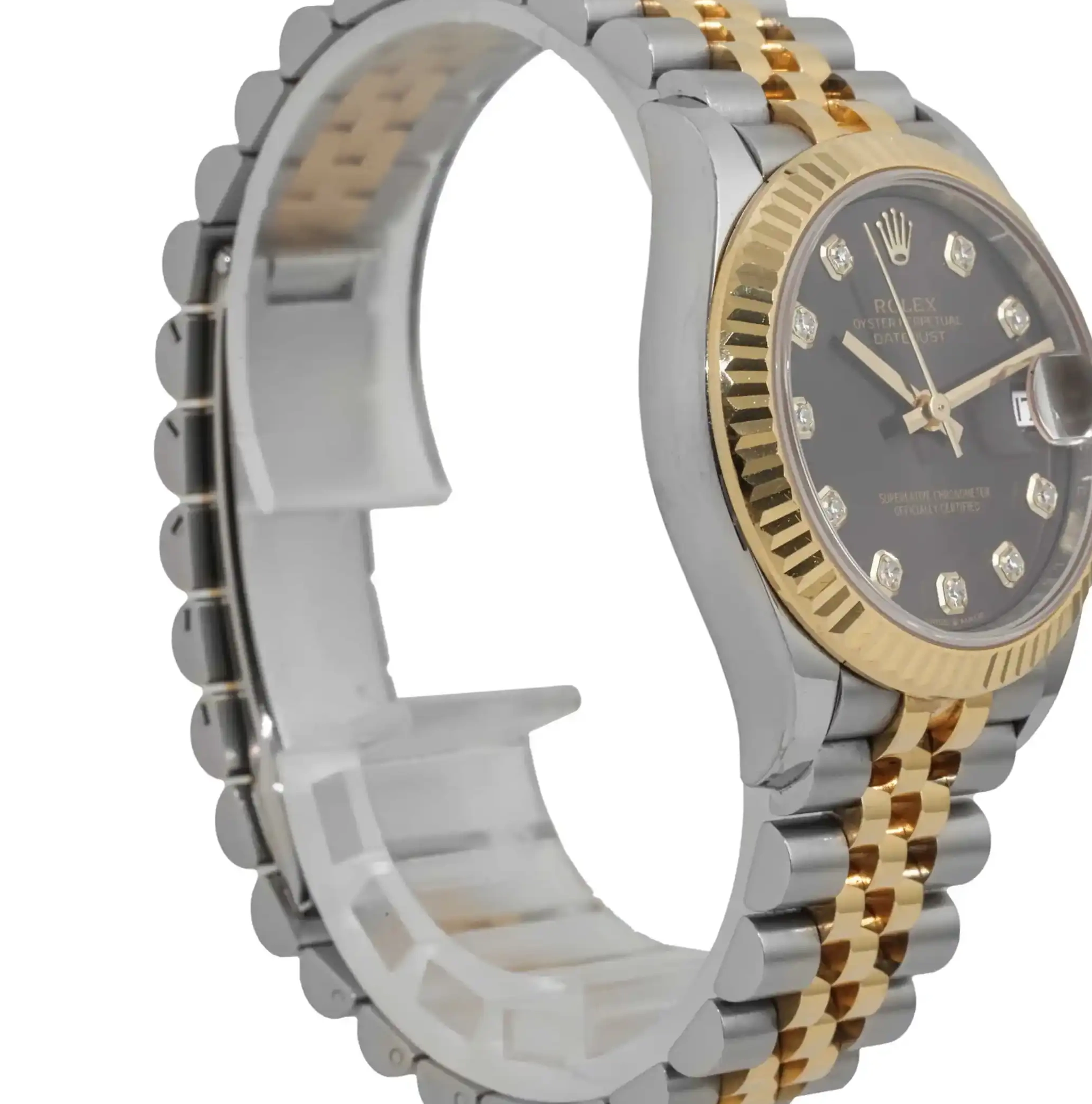 Prestigious Jewelers Gold Steel Rolex Stainless Datejust 278273 & 0519